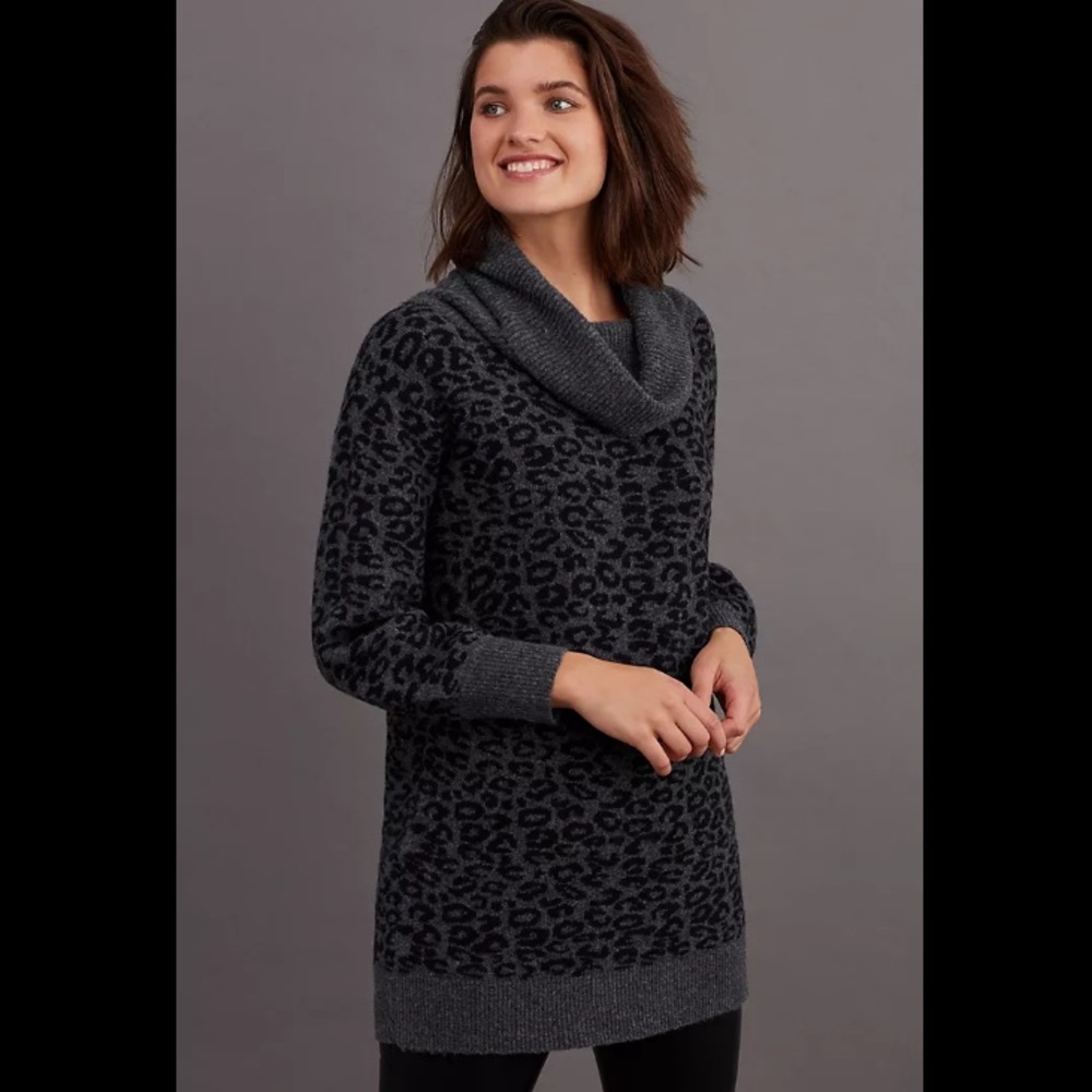 Anthropologie Emmy Cowl Neck Tunic Sweater